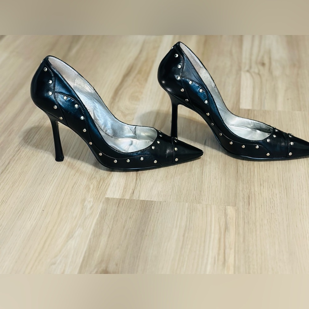 Guess Black Studded Heels 9M